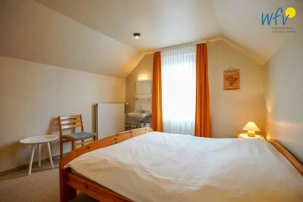 Schlafzimmer Haus Bonhuis Ferienwohnung Schwalbennest