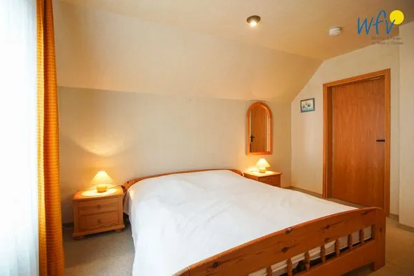 Schlafzimmer Haus Bonhuis Ferienwohnung Schwalbennest