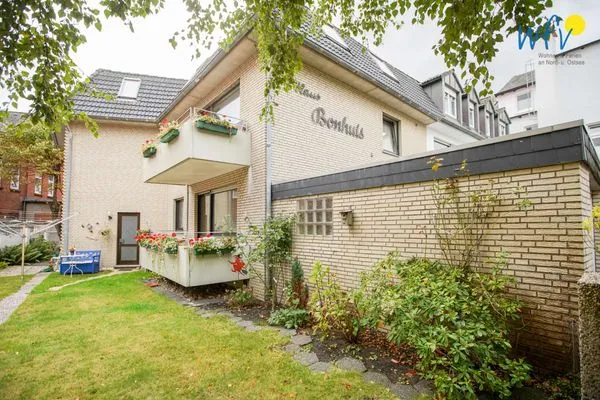 Hauptansicht Haus Bonhuis Ferienwohnung Lütje Park