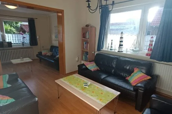 Wohnzimmer Haus Greune Stee Weg 11 Ferienwohnung Seehund