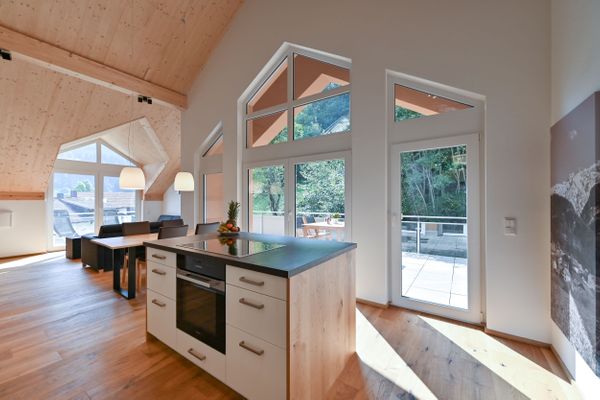  Ferienwohnung Zugspitze Ferienwohnungen in Pfronten - Küche / Küchenzeile