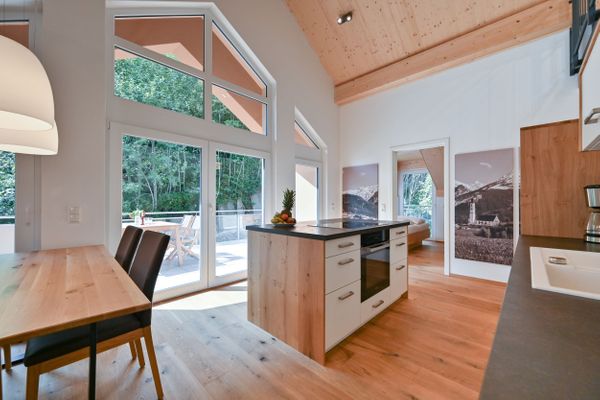  Ferienwohnung Zugspitze Ferienwohnungen in Pfronten - Küche / Küchenzeile