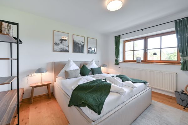  Ferienwohnung Am Biberbach Ferienwohnungen in Roßhaupten - Schlafzimmer