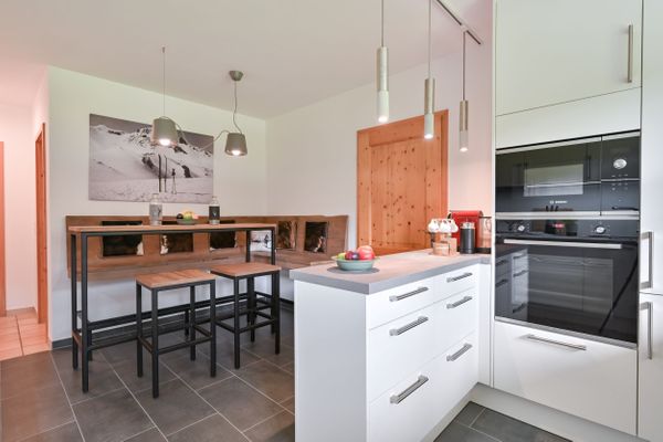  Ferienwohnung Am Biberbach Ferienwohnungen in Roßhaupten - Küche / Küchenzeile