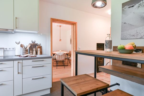  Ferienwohnung Am Biberbach Ferienwohnungen in Roßhaupten - Küche / Küchenzeile