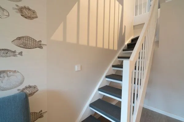 Treppe ins obere Schlafzimmer Gorch-Fock-Park Ferienwohnung "App. 31 Hygge"