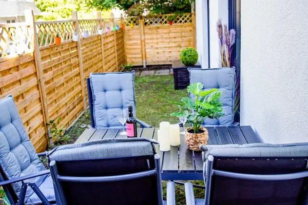 Terrasse Smart Resorts Haus Topas Ferienwohnung 304