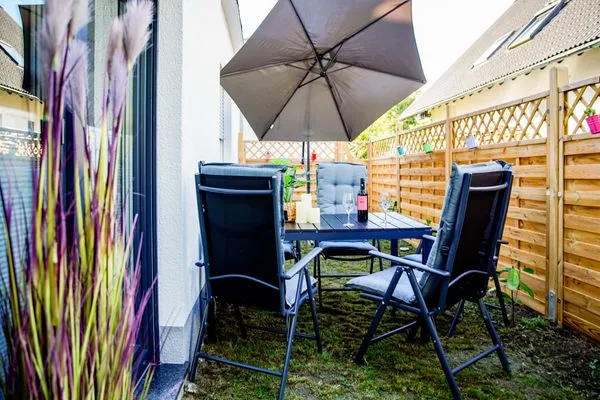 Terrasse Smart Resorts Haus Topas Ferienwohnung 304