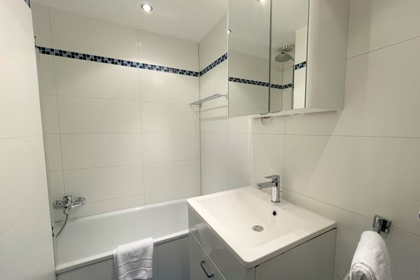 Allgäuer Appartementhaus Appartement Bergrausch / Whg. 22  - Badezimmer