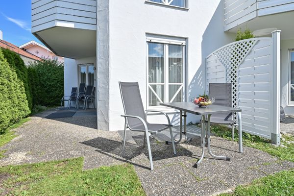 Ferienanlage Neuschwansteinblick Ferienwohnung 121 Ferienwohnungen in Füssen - Terrasse