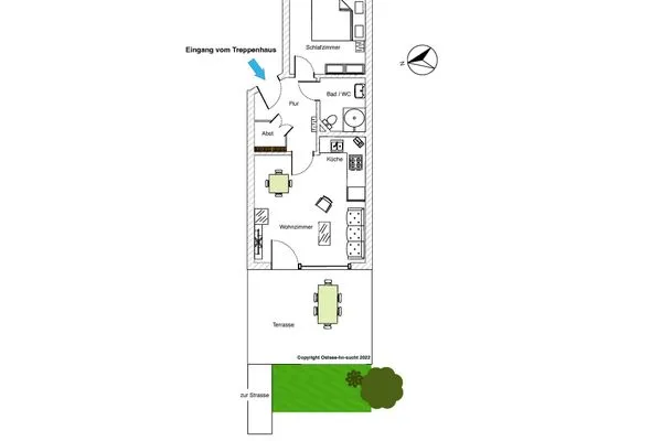 Grundriss  (DKK9c) Ferienwohnung Ostsee-hn-sucht F****