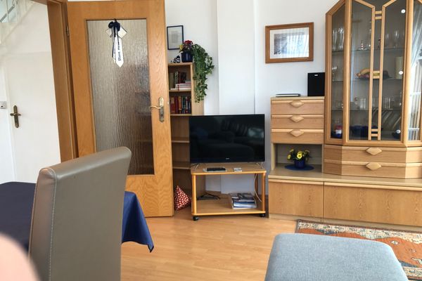 Bövergeest 10 Wohnung Weitblick Dorf - Wohnzimmer