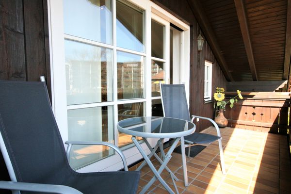  Ferienwohnung Neuschwanstein Ferienwohnungen in Hopfen am See - Balkon