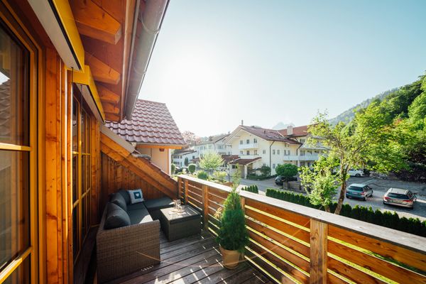  Feriennest Ferienwohnungen in Füssen - Balkon