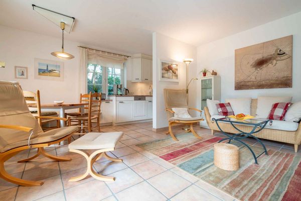  Wohnung Sandrose Böhl - Wohnzimmer