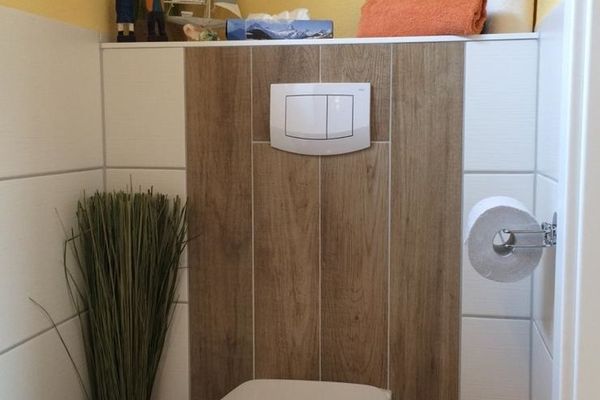 Ferienhaus Brise - Schmugglerhus Wieck - Badezimmer