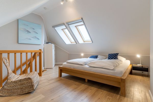  Wohnung Auszeit Nr. 9 im Dünenhof Dorf - Schlafzimmer