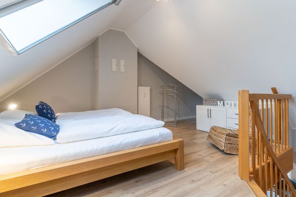 Wohnung Auszeit Nr. 9 im Dünenhof Dorf - Schlafzimmer
