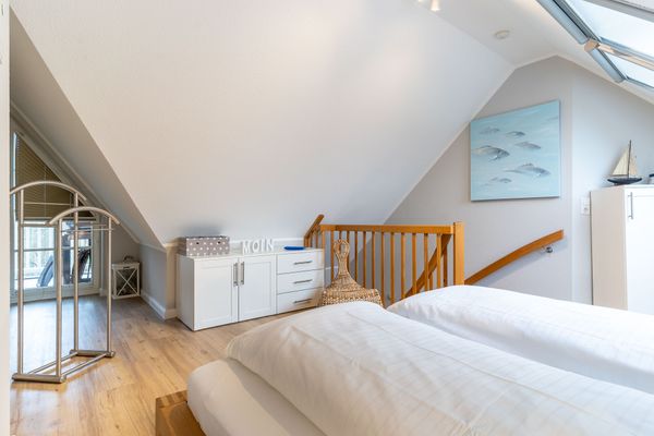  Wohnung Auszeit Nr. 9 im Dünenhof Dorf - Schlafzimmer