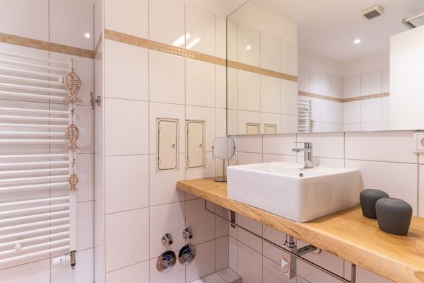  Wohnung Auszeit Nr. 9 im Dünenhof Dorf - Badezimmer