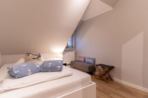  Wohnung Auszeit Nr. 9 im Dünenhof Dorf - Schlafzimmer