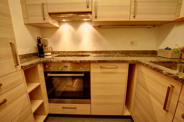 Chesa Munteratsch 1-Zimmerwohnung 203 Typ B Silvaplana - Kitchen