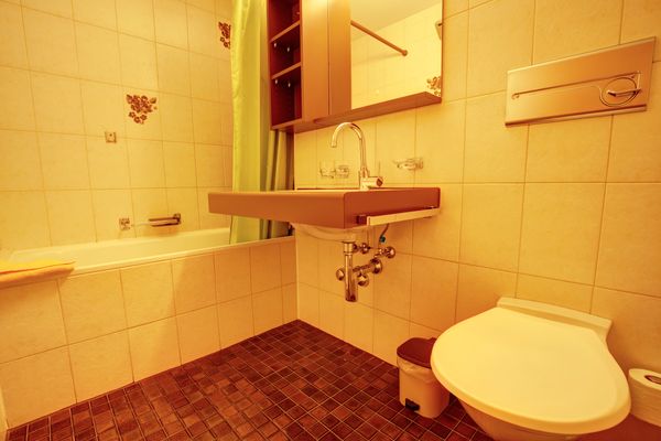 Chesa Munteratsch 1-Zimmerwohnung 203 Typ B Silvaplana - Bathroom