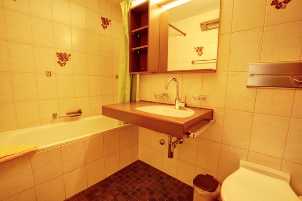 Chesa Munteratsch 1-Zimmerwohnung 203 Typ B Silvaplana - Bathroom
