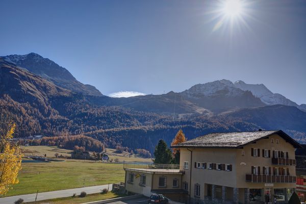 Chesa Munteratsch 1-Zimmerwohnung 203 Typ B Silvaplana - Balcony