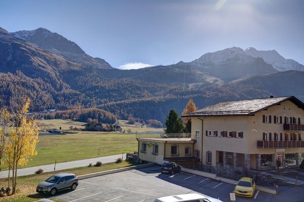 Chesa Munteratsch 1-Zimmerwohnung 203 Typ B Silvaplana - Balcony