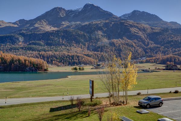Chesa Munteratsch 1-Zimmerwohnung 203 Typ B Silvaplana - Balcony