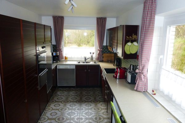  Weißes Dünenhaus mit Meerblick Dorf - Küche / Küchenzeile