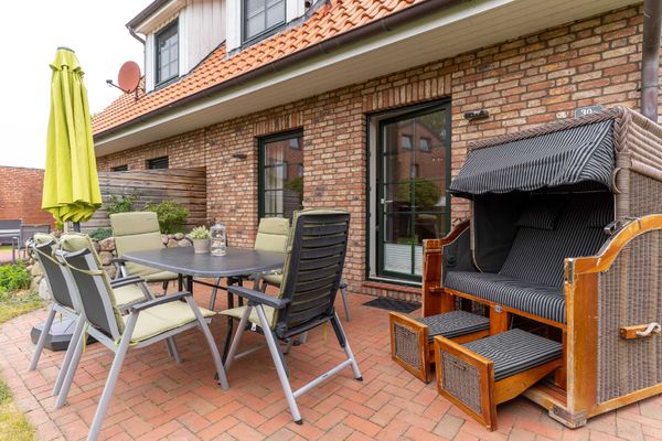  Haus Nordperle - Badallee 30e Dorf - Terrasse