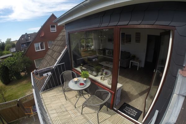  Wohnung Südstrand Dorf - Balkon