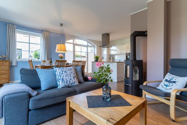  Haus Nordseewind Dorf - Wohnzimmer