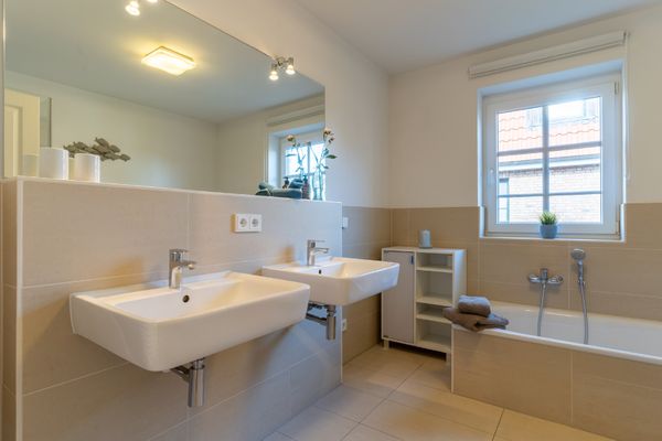  Haus Nordseewind Dorf - Badezimmer