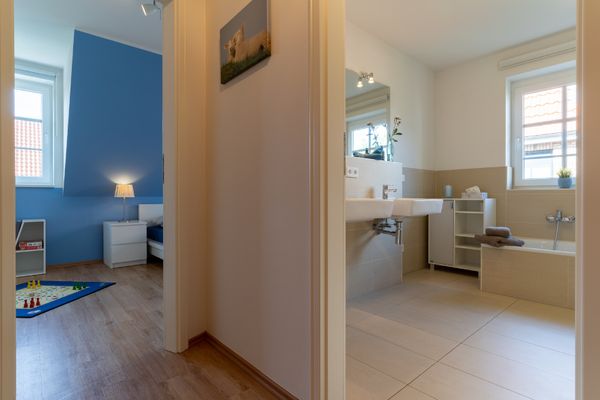  Haus Nordseewind Dorf - Badezimmer