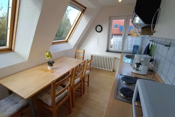 Küche / Küchenzeile Haus Greune Stee Weg 11 Ferienwohnung Möwe