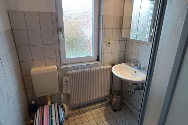 Badezimmer Haus Greune Stee Weg 11 Ferienwohnung Möwe