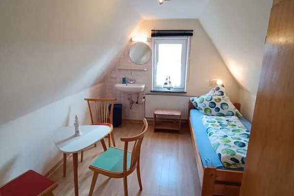 Schlafzimmer Haus Greune Stee Weg 11 Ferienwohnung Möwe