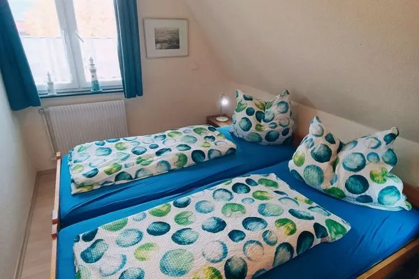 Schlafzimmer Haus Greune Stee Weg 11 Ferienwohnung Möwe
