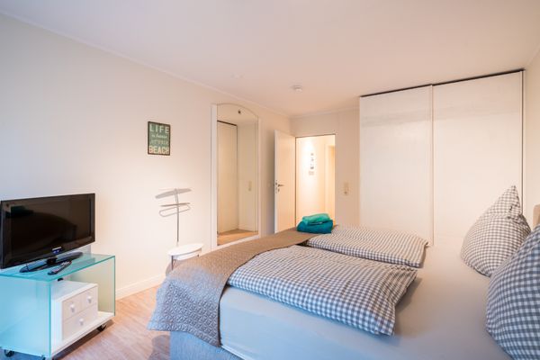 Friesenresidenz Wohnung Halligflieder Bad - Schlafzimmer