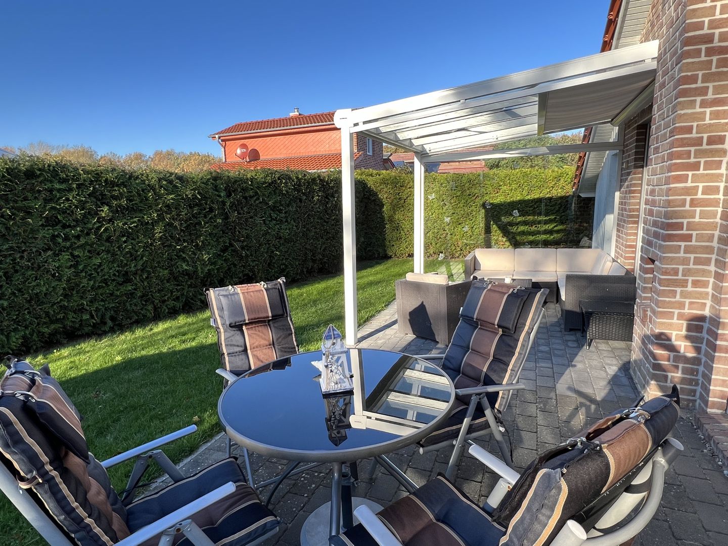  Ferienhaus "Simone" Dahme - Terrasse