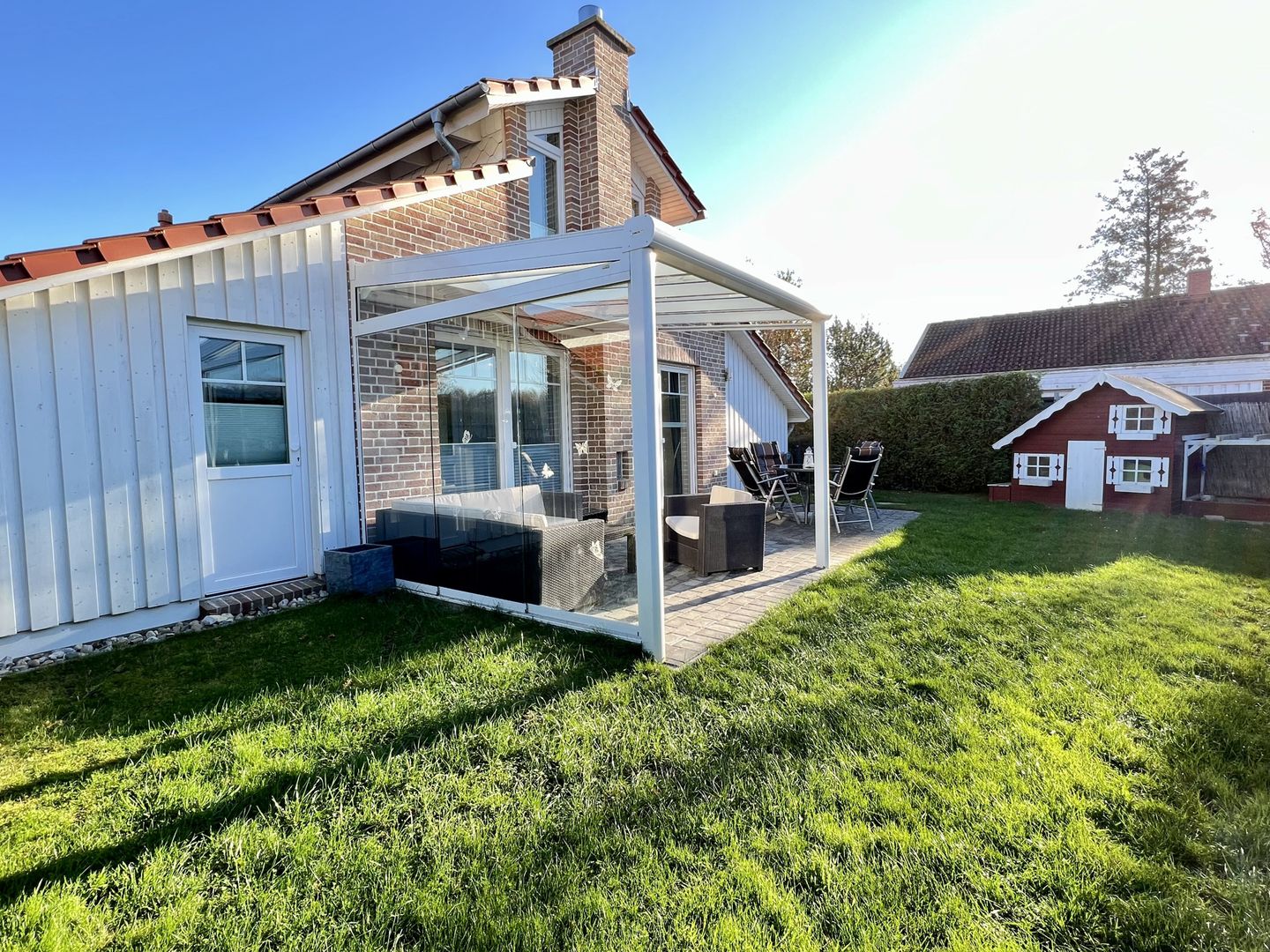  Ferienhaus "Simone" Dahme - Terrasse