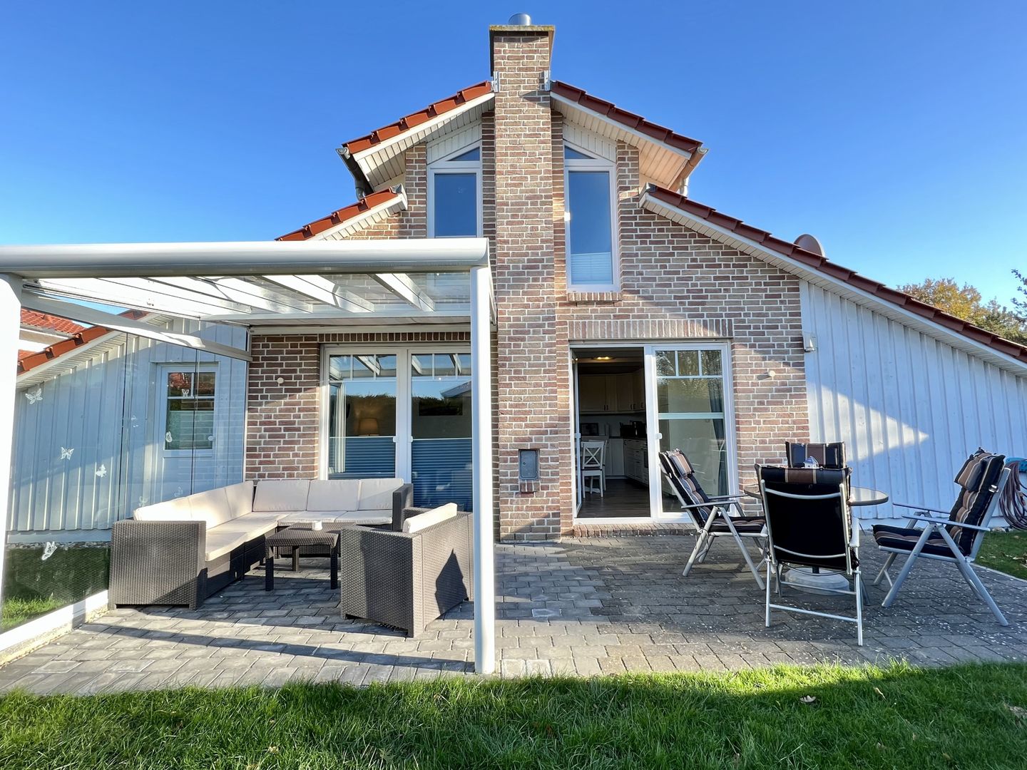  Ferienhaus "Simone" Dahme - Terrasse