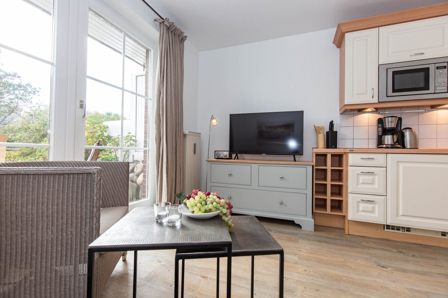  Feriendomizil App. 06 Westerhörn 1 A Wenningstedt - Wohnzimmer