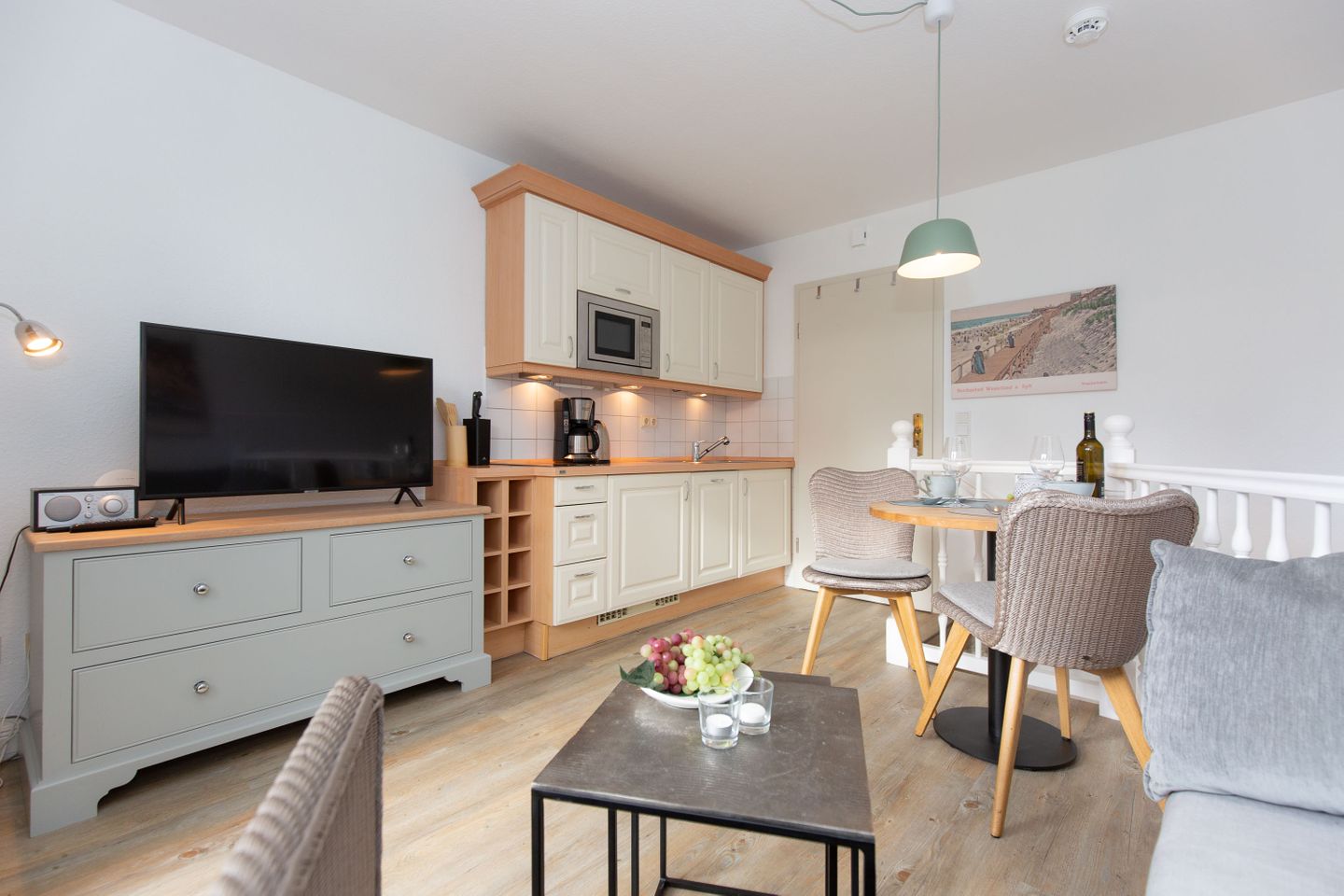  Feriendomizil App. 06 Westerhörn 1 A Wenningstedt - Wohnzimmer