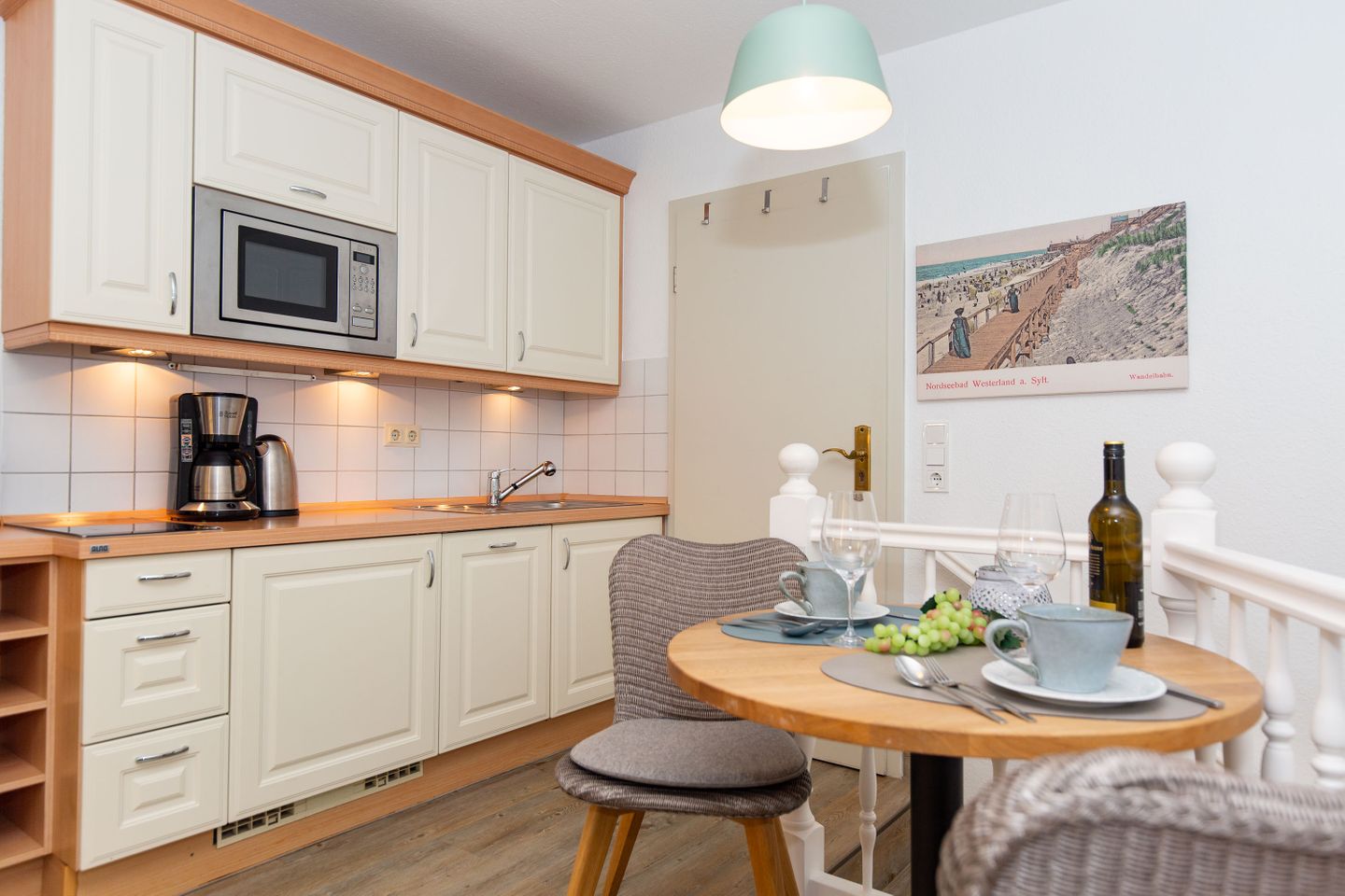 Feriendomizil App. 06 Westerhörn 1 A Wenningstedt - Küche / Küchenzeile
