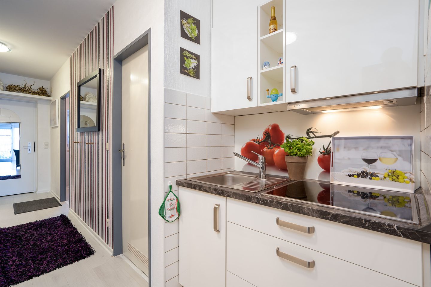 AHW/002 - "Mit Teilseeblick von der Terrasse" Scharbeutz - Küche / Küchenzeile