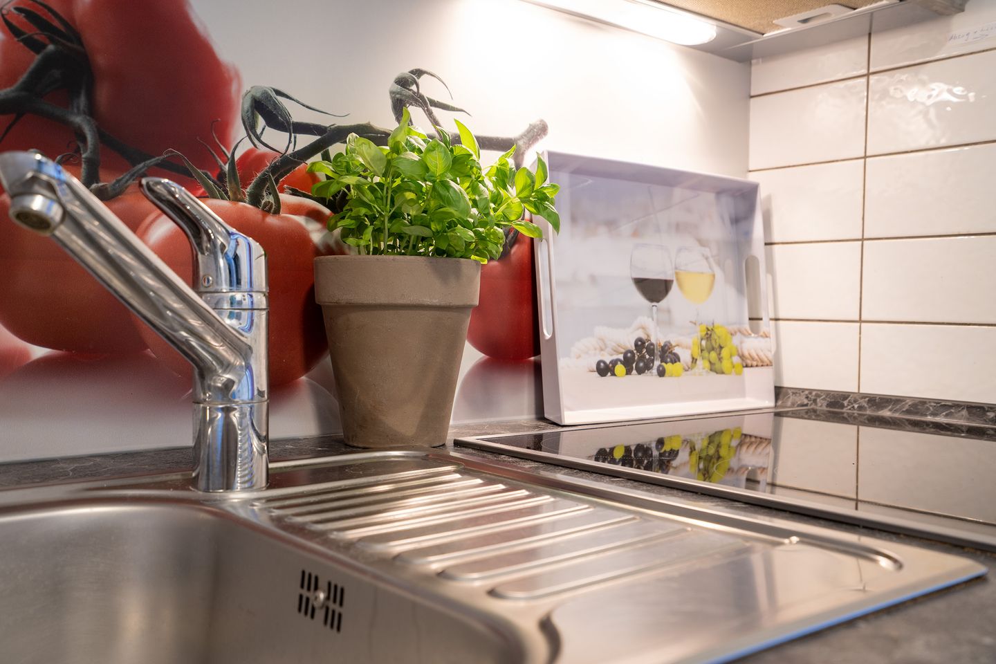 AHW/002 - "Mit Teilseeblick von der Terrasse" Scharbeutz - Küche / Küchenzeile